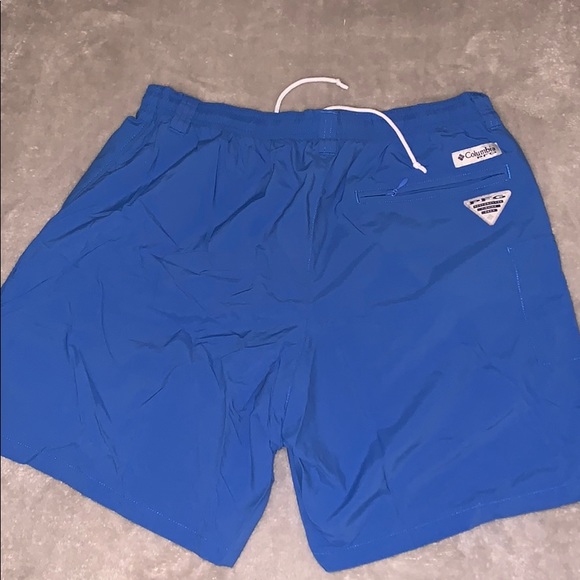 Columbia PFG Shorts (Medium/Blue) - Picture 2 of 3
